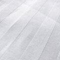 Damaškové obliečky PREMIUM ATLAS bielej farby s jemným 2 mm pásikom