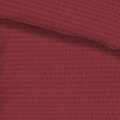 Jednofarebné krepové obliečky v sýtej vínovo červenej farbe. 