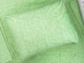 Bavlnené obliečky s geometrickým motívom v zelených farbách, ktoré rozjasnia Vašu spálňu. Praktické zapínanie na zips a rozmer sú skvelou voľbou.