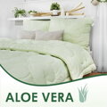 Letný paplón Aloe Vera na dvojlôžko s harmonizujúcimi účinkami, vhodný pre alergikov.