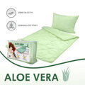 Letný paplón Aloe Vera na dvojlôžko s harmonizujúcimi účinkami, vhodný pre alergikov.