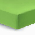 Napínacia plachta Jersey Super Stretch zelenej farby na matrace až do výšky 30 cm. 