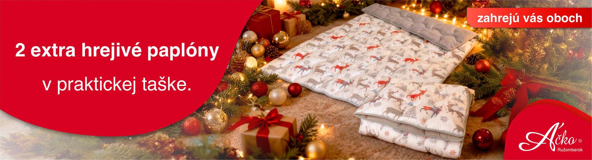 Dva extra hrejivé paplóny v darčekovom balení z Áčka