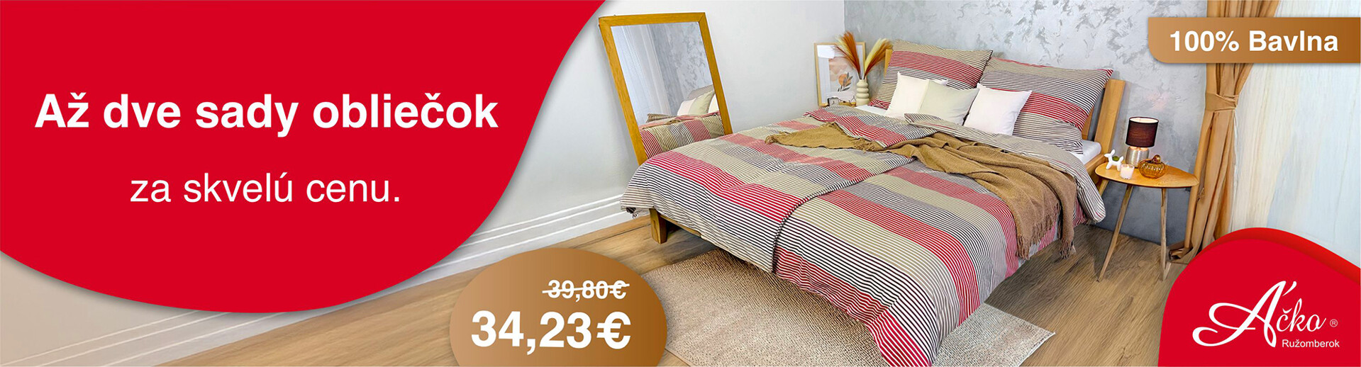 Bavlnené obliečky Domestik za super cenu | acko.sk