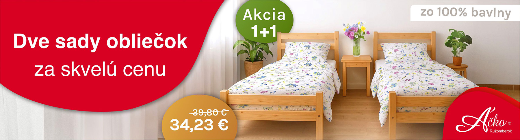 Dve sady obliečok za skvelú cenu | acko.sk