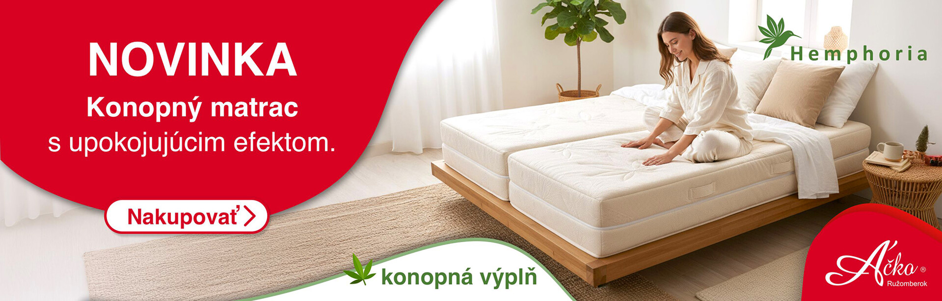 Konopné vankúše a paplóny aké ste nevideli. Dokonale harmonický spánok s konopnou výplňou. | acko.sk