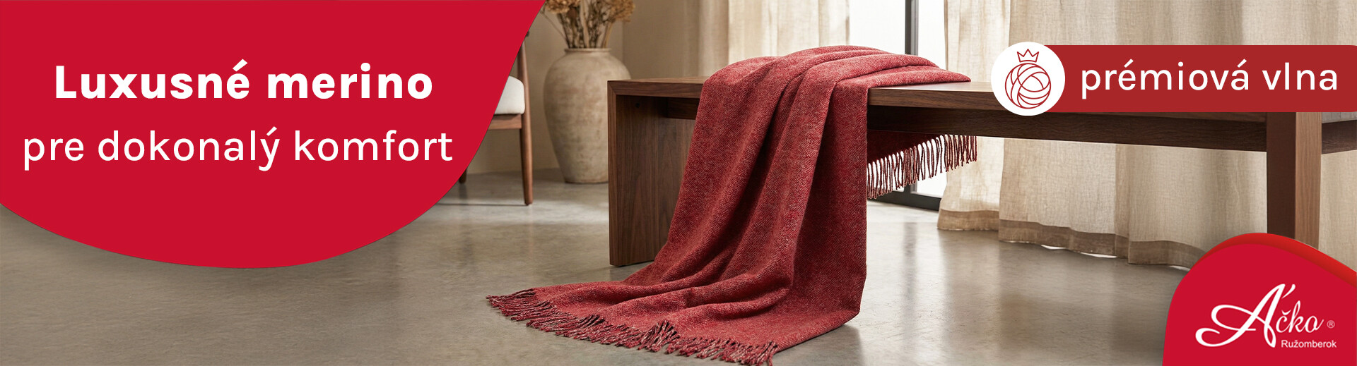 Kvalitné merino deky z merino vlny | acko.sk