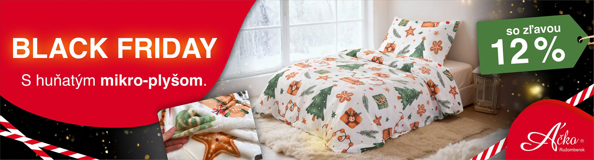Mikroplyšové obliečky so zľavou až 12% | acko.sk