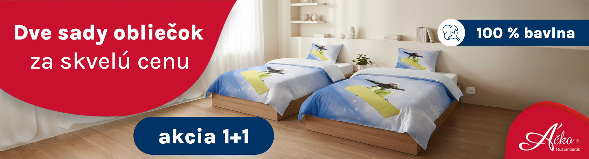 Dve sady obliečok za skvelú cenu | acko.sk