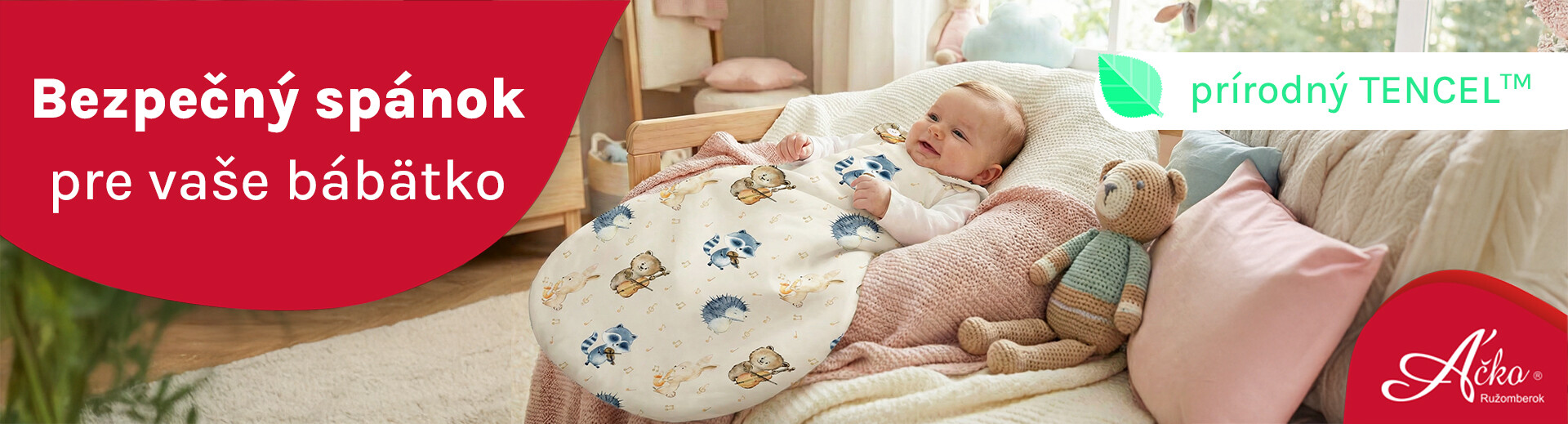 Kvalitný vak na spanie TENCEL™ Lyocell | acko.sk