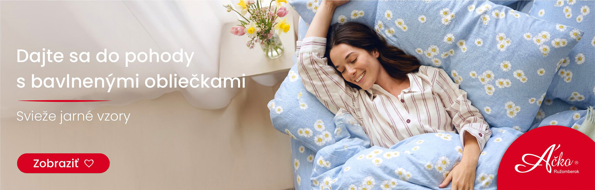 Bavlnené obliečky Domestik v najnovších jarných vzoroch | acko.sk