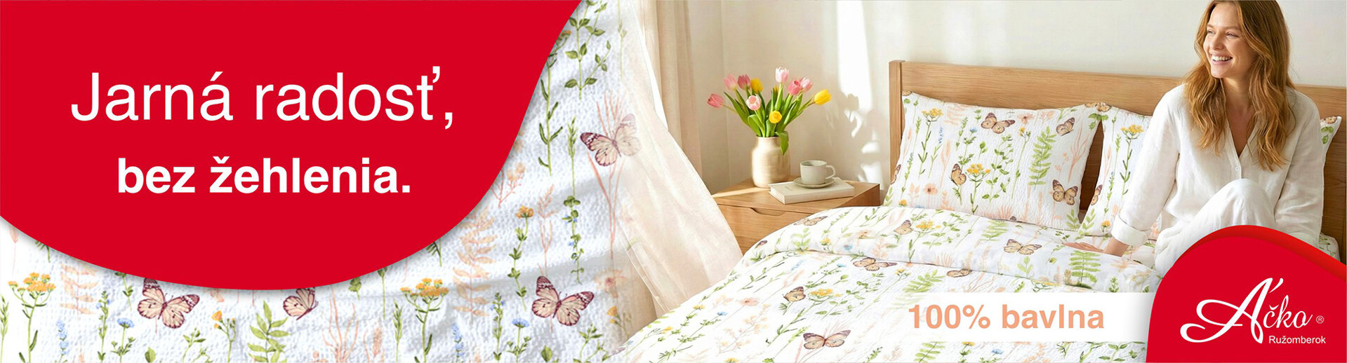Kvalitné, priedušné krepové obliečky | acko.sk
