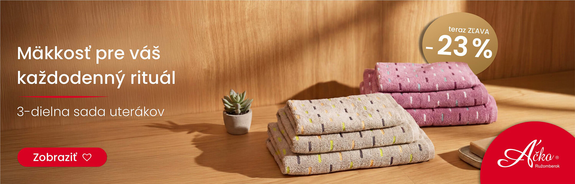 Mäkučké bavlnené uteráky teraz za úperfektnú cenu len 15 eur - tie musíte mať| acko.sk
