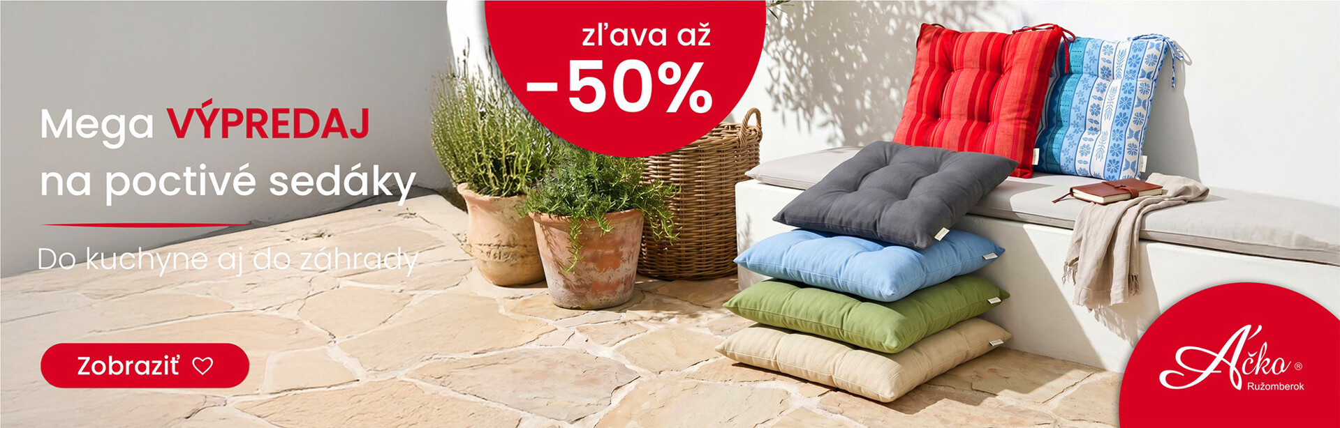 Mega akcia na  podsedáky so zľavou až 50% | acko.sk