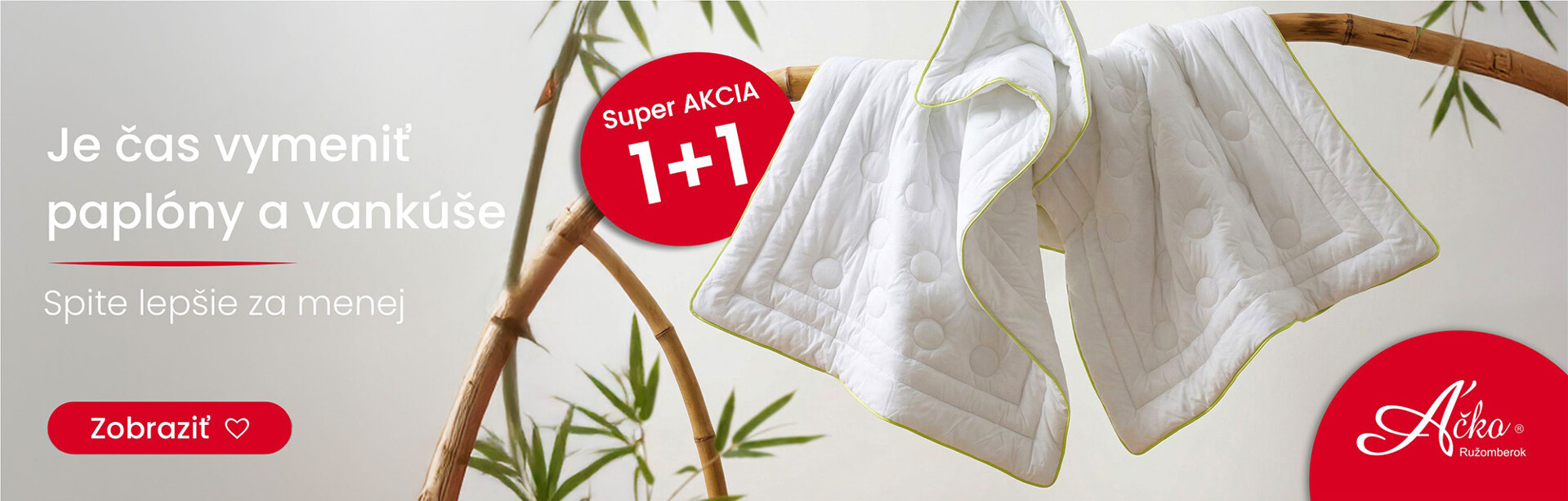 Po zime to chce nové paplóny aj vankúše - teraz v AKCII 1+1| acko.sk