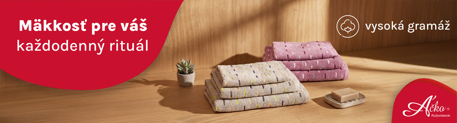 Kvalitné uteráky a osušky | acko.sk
