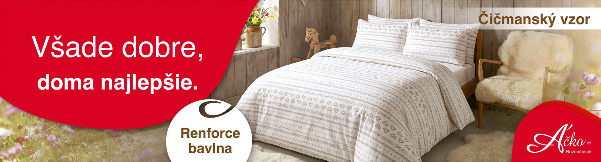 Bavlnené obliečky Renforce | acko.sk