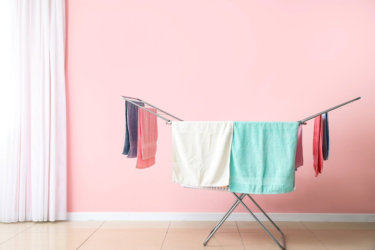 Sušenie uterákov na vzduchu Mäkké uteráky sušené prirodzene na sušiaku | acko.sk