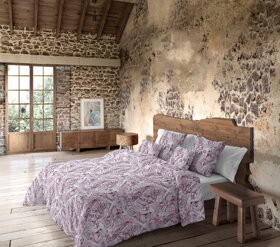 Posteľné obliečky z dreva LUXEMBURG Levanda | 100% TENCEL Lyocell | 140x200 70x90