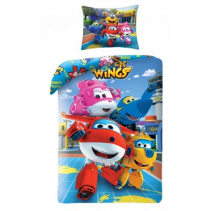 Detské posteľné obliečky s lietadlami Super Wings  | áčko.sk