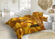 Makosaténové obliečky zlatej farby Gustav Klimt - ARBOL - Strom života
