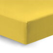 Napínacia plachta z hladkého Jersey úpletu v sýtej žltej farbe s praktickou gumičkou po celom obvode plachty.