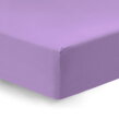 Napínacia plachta Jersey Super Stretch fialovej farby na matrace až do výšky 30 cm.