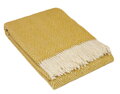 Vlnená deka MERINO PALMA Mustard