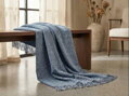 Vlnená deka MERINO COTTAGE Blue
