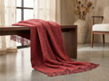 Vlnená deka MERINO Wine Red