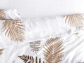 Flanelové obliečky FJORD s potlačou papradieho lístia dodajú spálni eleganciu, pohodlie a prójemnú atmosféru. Obliečky na zimu.