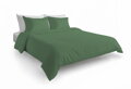 Hotelové damaškové obliečky - 5 set damaškových obliečok obsahuje 5 ks obliečky na vankúš a 5 ks obliečky na paplón v bežnom rozmere 70x90+140x200 v olivovo zelenej farbe.