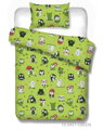 Detské posteľné obliečky s milými sovičkami v zelených tónoch. Obliečky na posteľ s potlačou detského motívu zo 100% bavlny. Posteľné návliečky do detskej izby.
