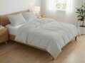 Krepové návliečky DUBROVNIK Svetlo šedá