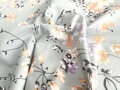 Bavlnené obliečky s jemnými bielo-medenými kvetmi a sivým podkladom. V praktickom rozmere a ešte praktickejším zapínaním na zips.