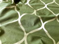 Bavlnené obliečky s lákavým diamantovým vzorom na elegantnom zelenom podklade.
