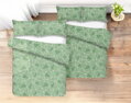 Set bavlnených obliečok z tradičnej ružomberskej textilky. Bavlnené obliečky so zelenými trojuholníkmi ponúkajú štýlový a pohodlný spánok. Vysoko kvalitná bavlna zaručuje mäkkosť a priedušnosť.
