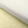 Posteľné obliečky zo 100% bavlny s elegantným dizajnom v príjemných tónoch bielej a vanilkovej farby.