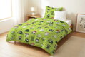 Bavlnené obliečky OWLS FAMILY Zelená