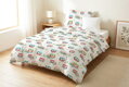 Detské obliečky OWLS ON BRANCH White 140 x 200 cm