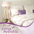 Antialergický paplón Cirrus Hydrofilic s vysokým prestupom vodných pár, zabezpečuje správnu mikroklímu počas spánku bez potenia sa. 