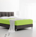 Saténové prestieradlo LIME Stripes