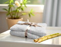 Sada uterák a osuška ÁČKO BAMBOO Light Grey