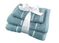 3 Sada uterákov a osušky ATÉNY Dusty blue