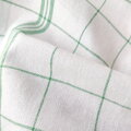 Kvalitná bavlnená utierka ANITA Zelená v bielo-zelenom károvanom prevedení. 