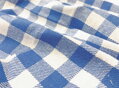 Kvalitná bavlnená utierka KARINA Blue v bielo-modrom károvanom prevedení zo 100% bavlny.