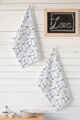 2-set utierok PANAMA KITCHEN TOWEL - Vianočná noc