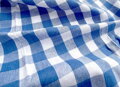 Kvalitná bavlnená utierka SONIJA v bielo-modrom károvanom dizajne.