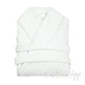 Župan Velur White | 100% Bavlna