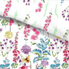 Bavlnené kvetinové obliečky BRATISLAVA Lúka s motívom farebných lúčných kvetov
